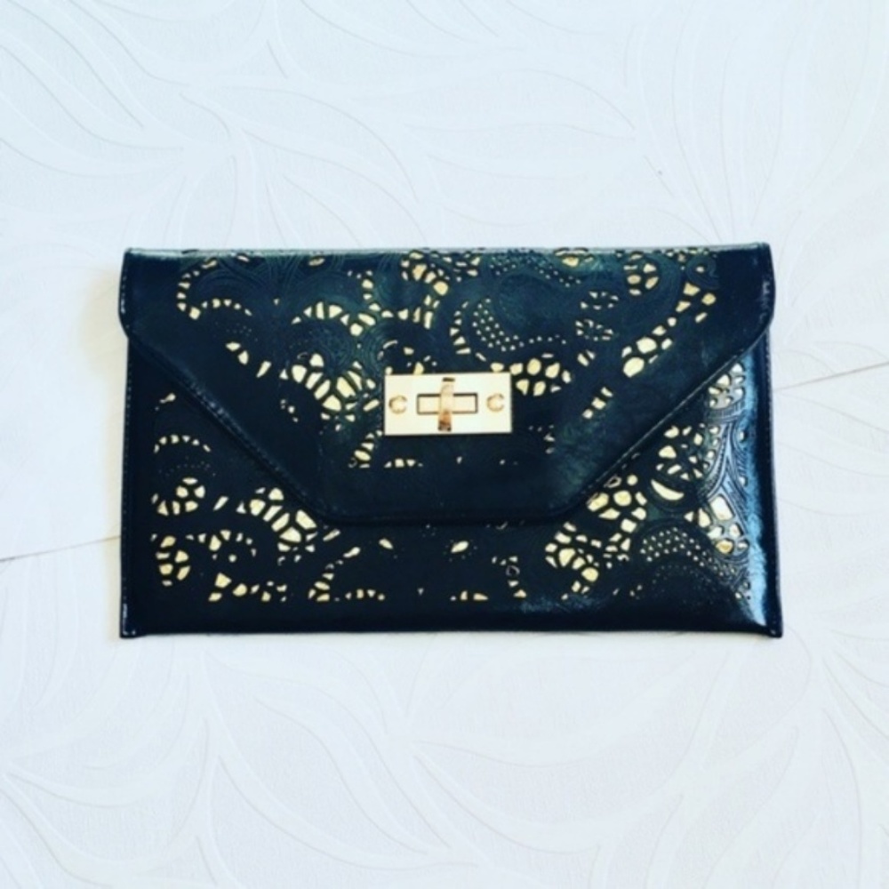 Black Women Clutch-Black Clutch-Fashion Black Clutch